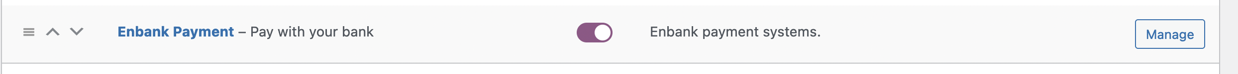 Active Enbank payment